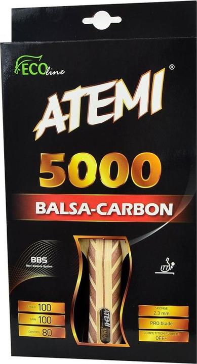 Atemi Nouveau Raquette de ping-pong 5000 Pro concave