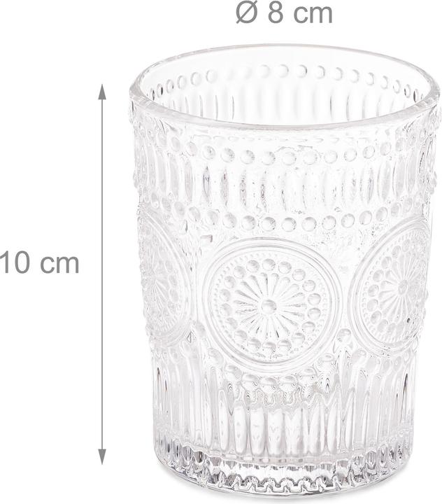 Image du produit Relaxdays 4x verre à boire (0.30 l, 1 x)