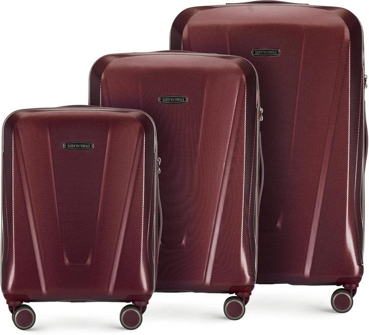 Immagine prodotto Wittchen Linea Explorer - Set di 3 valigie rigide (32 l, Bagaglio a mano (fino a 50 litri), M (50 - 90l), L (90 - 115l))