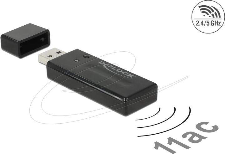 Delock USB3.0 Dual Band WLAN ac/a/b/g/n Stick (USB)