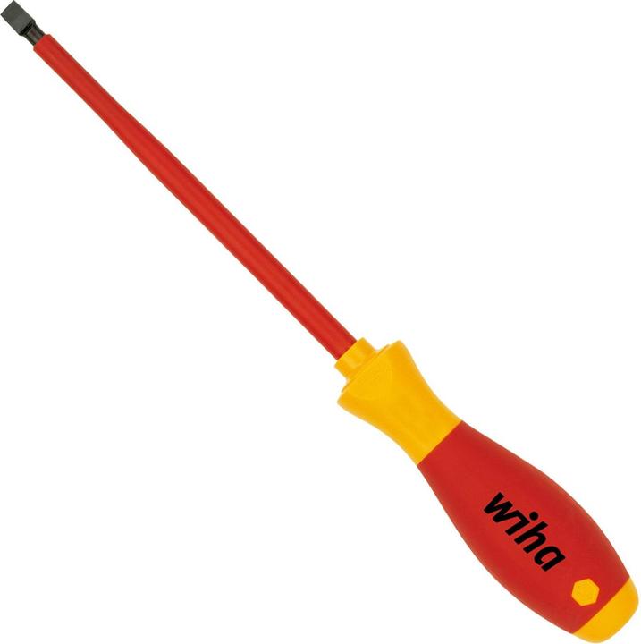 Actual product image Wiha VDE slotted screwdriver So (Slotted screws)