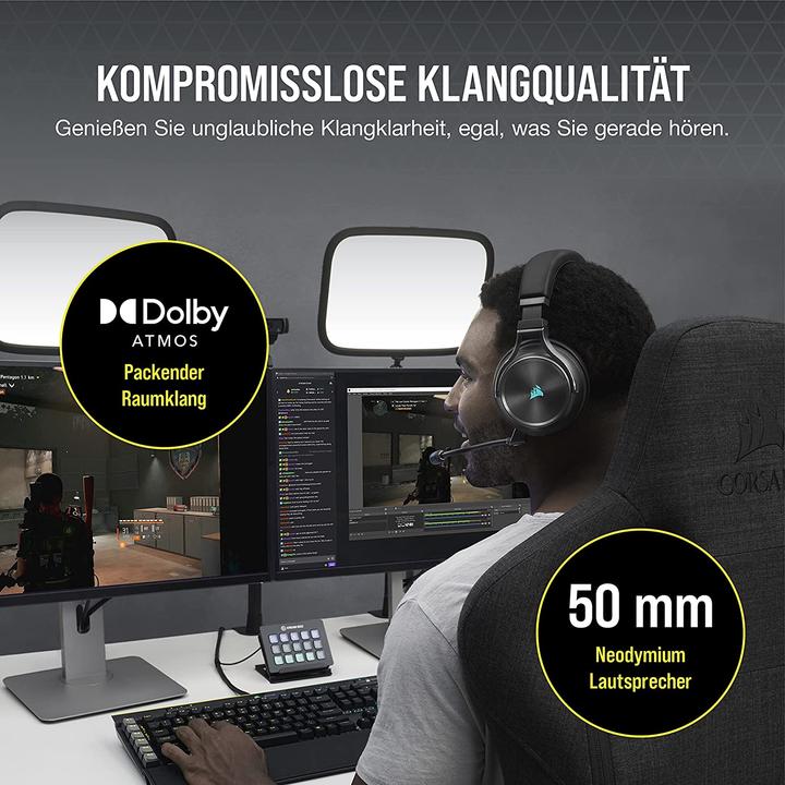 Image du produit Corsair Virtuoso XT (Filaire, Sans fil)