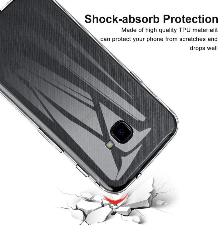 Actual product image Screenguard Samsung Galaxy XCover 4S Flexible TPU Clear Case (Samsung Galaxy Xcover 4s)