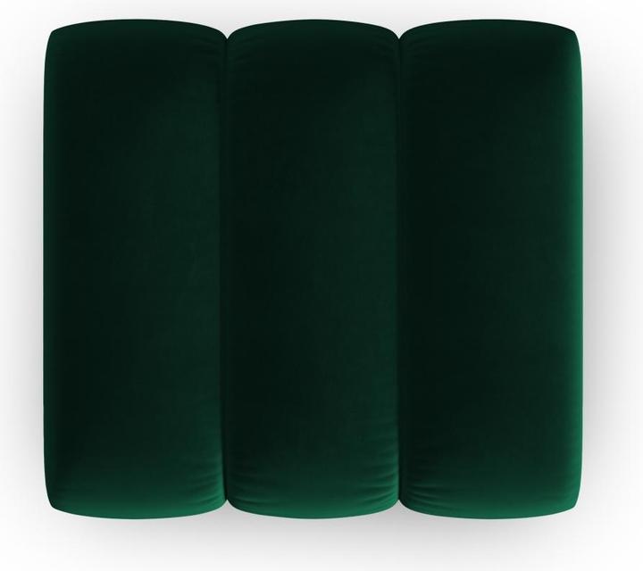 Actual product image Micadoni Velvet Pouf, "Lupine", 1 Seat, 92x95x43Made in Europe (Cushioned stools)