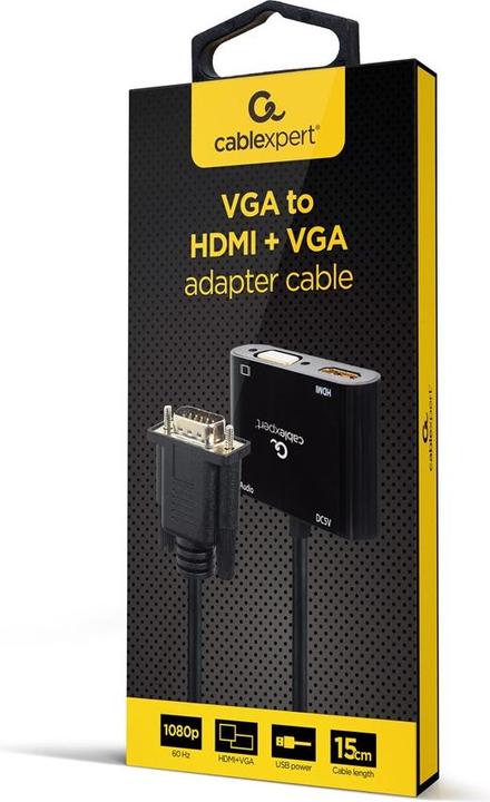 Image du produit Gembird VGA zu (VGA, HDMI, 15 cm)
