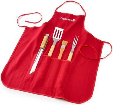 Barbecook Apron with barbecue accessories
