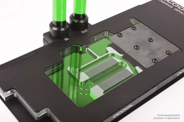 Actual product image Alphacool Ice Water Crystal Green (1000 ml, Ready-mix)
