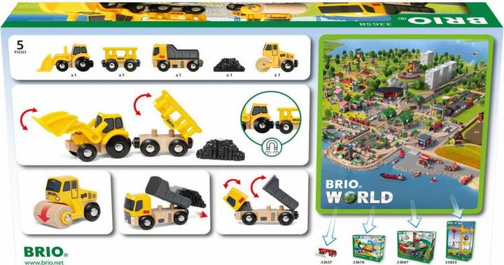 Produktbild Brio Baustellenfahrzeuge