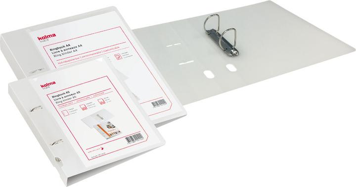 Produktbild Kolma Ringbuch Vario A4 2 Ringe Füllhöhe 3 cm farblos (A4, 39 mm, 1 Stück)