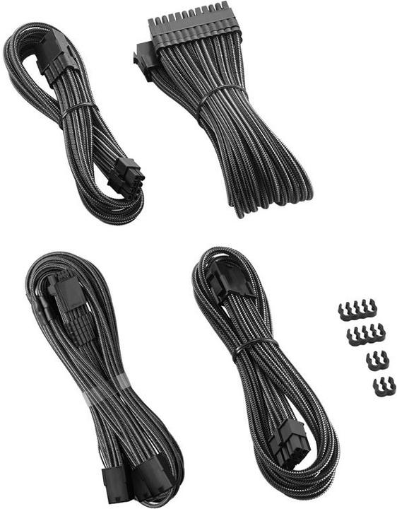 Actual product image CableMod Pro ModMesh 12VHPWR Cable Extension Kit - carbon (0.45 m)