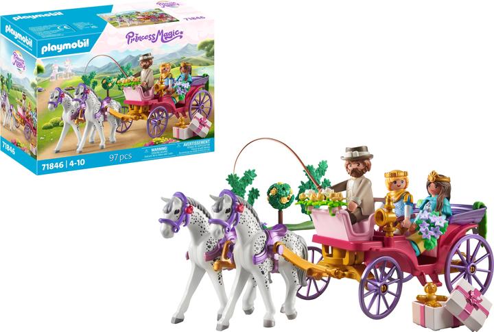 Productafbeelding Playmobil Koetsrit met prinses en prins (71846, Playmobil prinses magie)