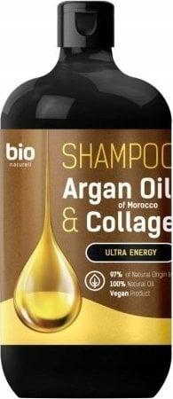 Produktbild Bio Naturell Shampoo Ultra Energy Hair Shampoo Argan Oil & Colagen 946Ml (946 ml, Flüssiges Shampoo)