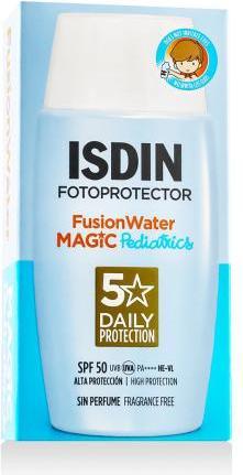 Actual product image Isdin Fusion Water SPF50 (Suntan cream, SPF 50, 50 ml)
