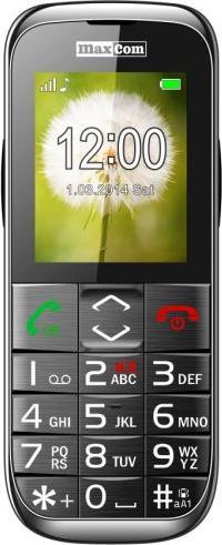 Maxcom MM720 (2.2 inch) entry-level phone (0.03 GB, Black, 2.20", Single SIM, 0.30 Mpx, 2G)