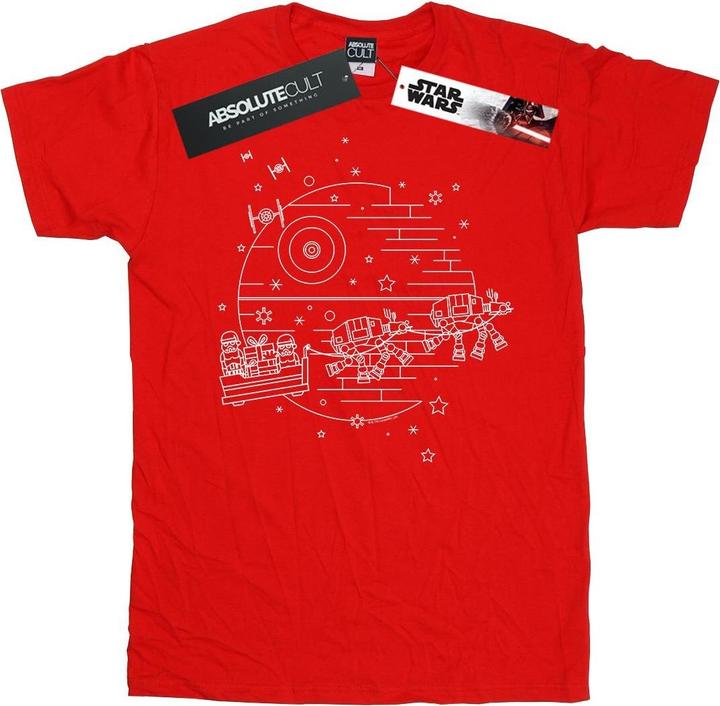 Star Wars Death Star Sleigh TShirt (L)