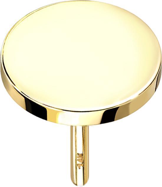 Produktbild Star Piercing Threadless Scheibe 14k gold (ohne Messing)