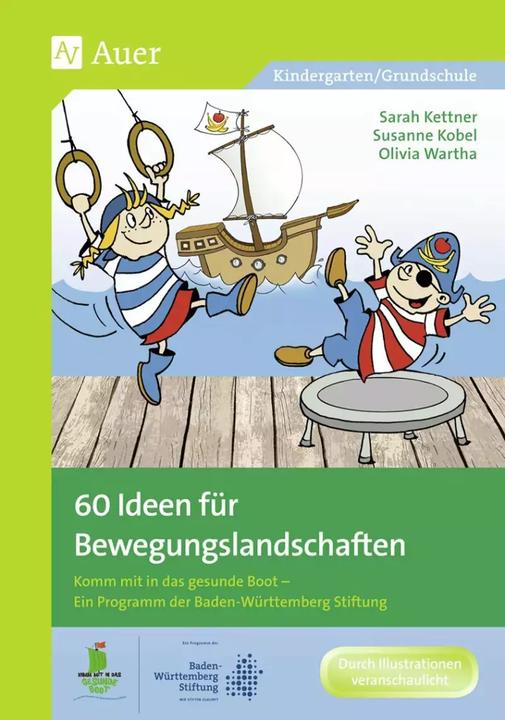 Produktbild 60 Ideen für Bewegungslandschaften (Deutsch, Olivia Wartha, Susanne Kobel, Sarah Kettner, 2022)