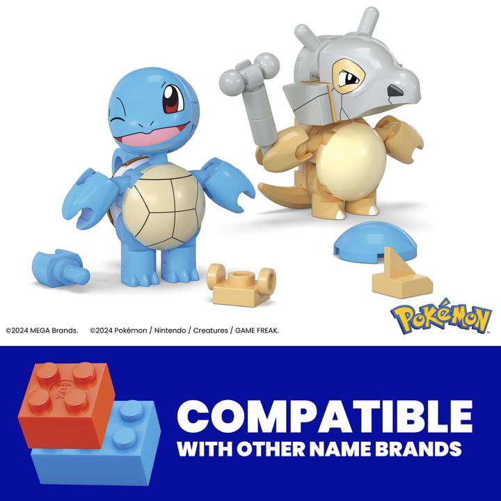 Produktbild MEGA PokÃ©mon 2er PokÃ©ball Set - Schiggy und Tragosso