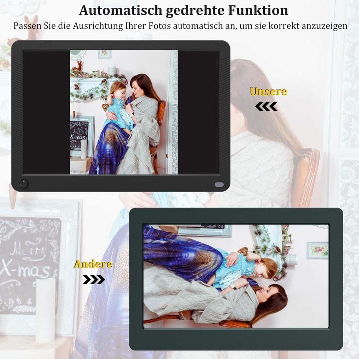 Actual product image Kenuo Digitaler Bilderrahmen