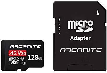 Actual product image Arcanite 128 GB microSDXC-Speicherkarte (128 GB, microSDXC, U3, UHS-I)