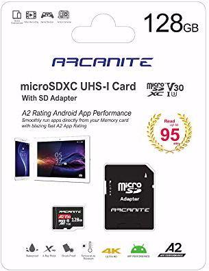 Actual product image Arcanite 128 GB microSDXC-Speicherkarte (128 GB, microSDXC, U3, UHS-I)