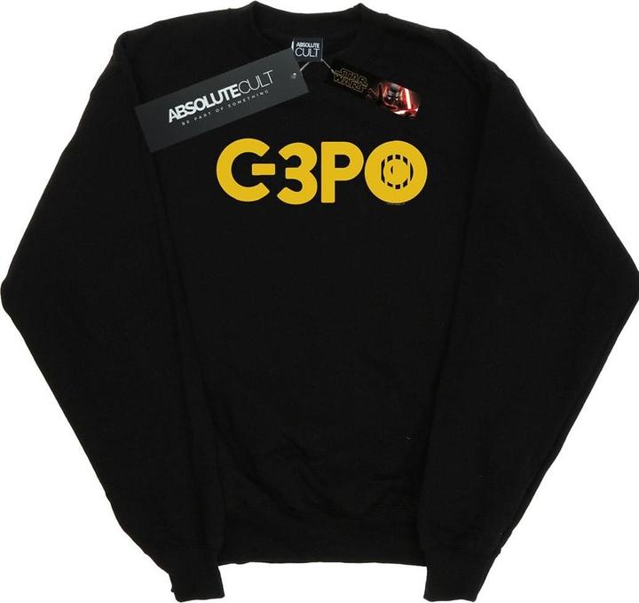 Produktbild Star Wars The Rise Of Skywalker C3PO Text Logo Sweatshirt (4XL)