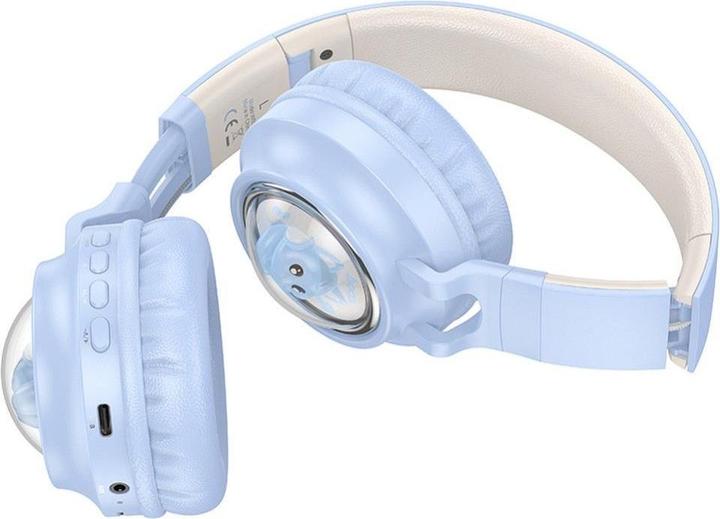 Hoco Wireless headphones wireless headphones bluetooth W50 blue