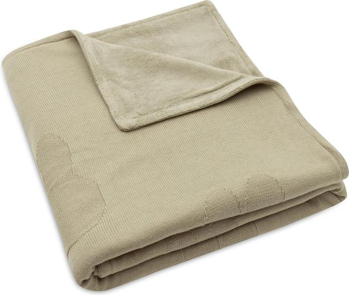 Image du produit Jollein - Deken Ledikant 100x150cm - Dekentje Baby - Miffy - Olive Green/Coral Fleece (100 x 150 cm)