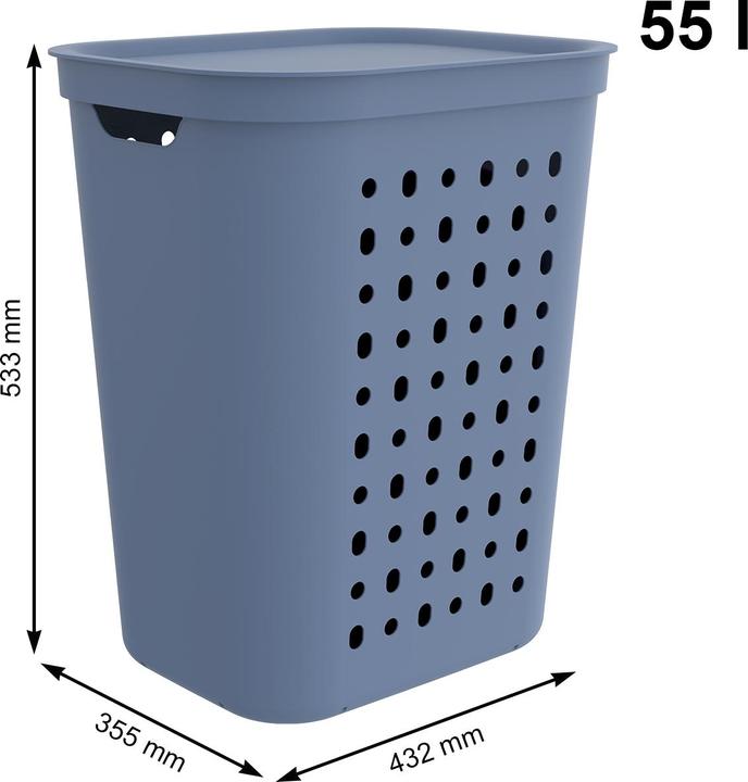 Produktbild Rotho 3er-Set Wäschesammler Jona 55l (55 l)