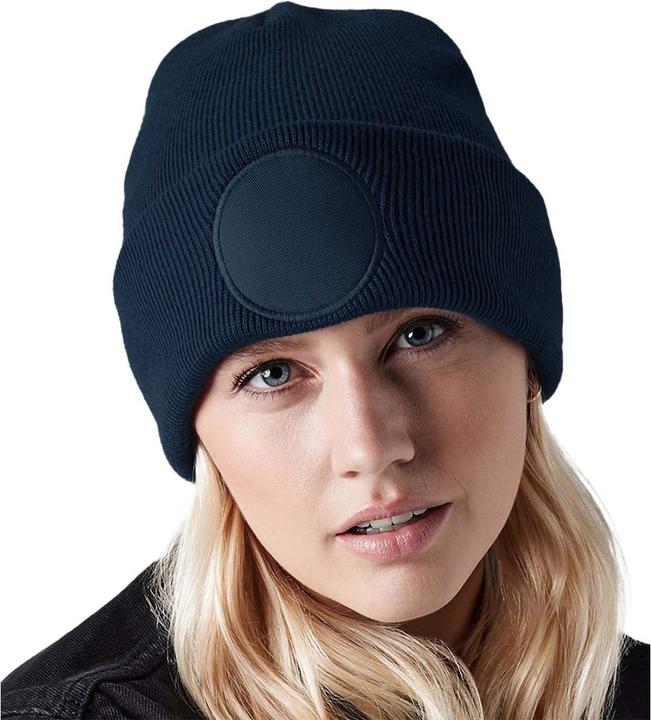 Produktbild Beechfield Runder Patch Beanie (One Size)