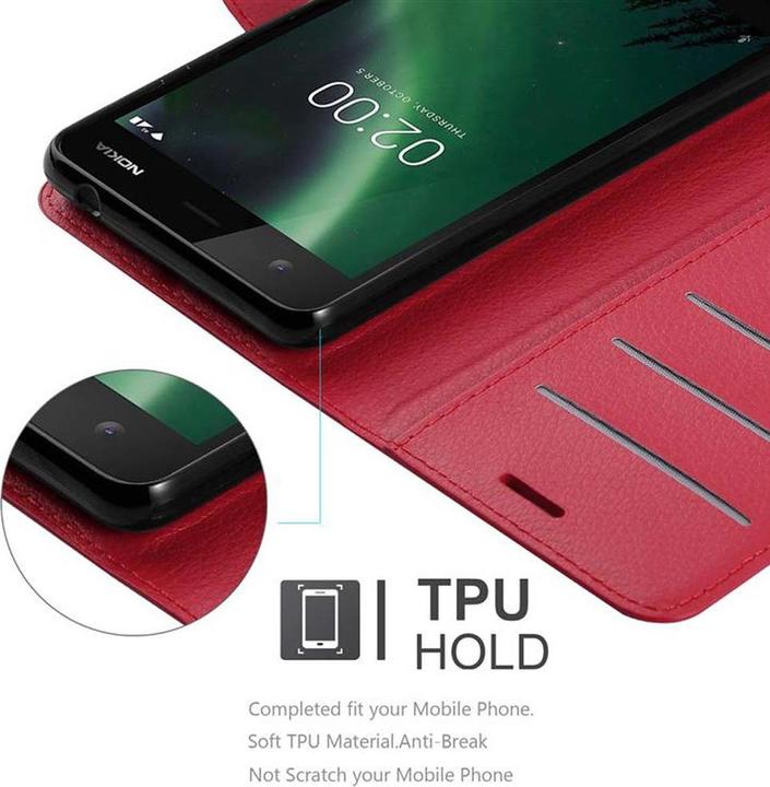 Produktbild Cadorabo Book mit Standfunktion Cover (Nokia 2.1)