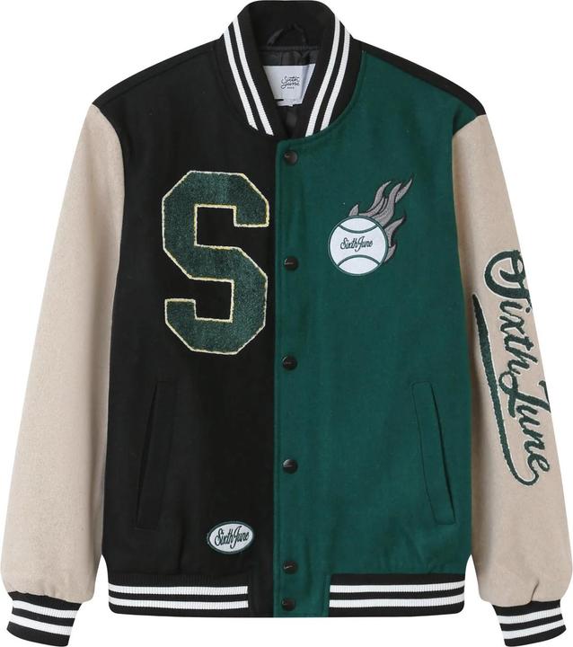 Actual product image Sixth June Two-tone varsity jacket (L)