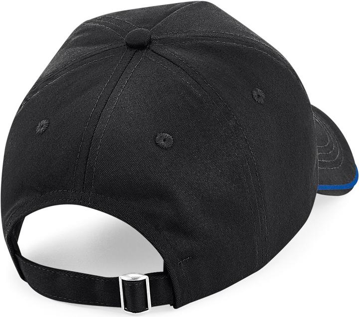 Immagine prodotto Beechfield Cappello da baseball a 5 pannelli con piping autentico (Taglia unica)