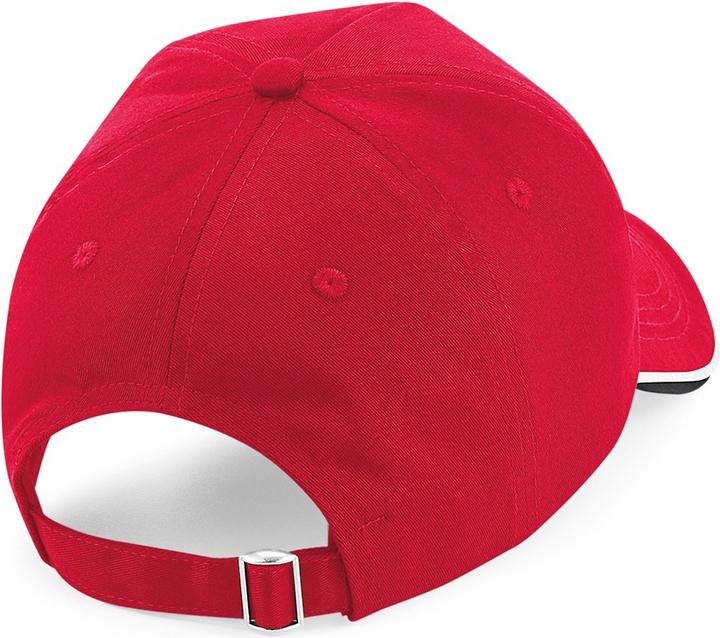 Produktbild Beechfield Authentic Paspel 5 Paneel Baseballkappe (One Size)