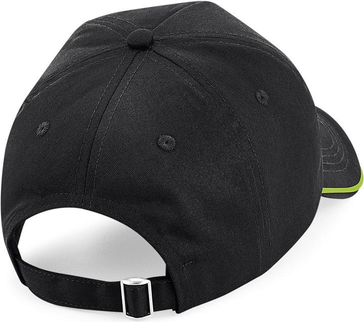 Produktbild Beechfield Authentic Paspel 5 Paneel Baseballkappe (One Size)