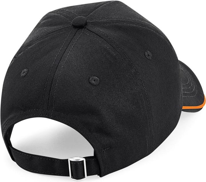 Produktbild Beechfield Authentic Paspel 5 Paneel Baseballkappe (One Size)