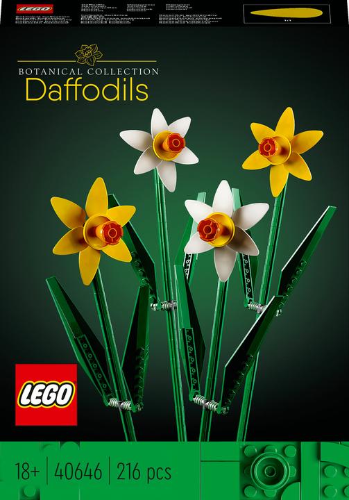 Actual product image LEGO Botanical Collection - Daffodils (40646, LEGO Icons, LEGO Rare Sets)