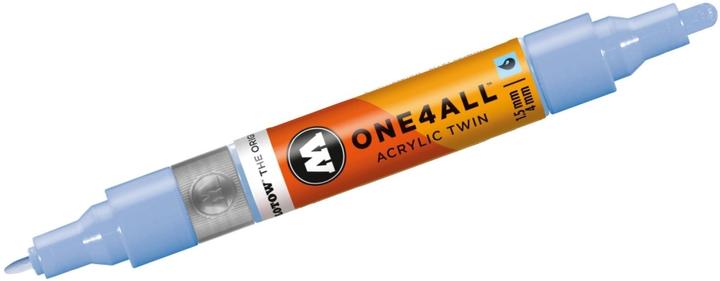 Actual product image Molotow Marqueur pour Maquettes - One4All Twin - Acrylique Céramique Claire Pastel - 1,5/4mm - -202 - 15 cm (Light pastel ceramic, 4 mm, 1 x)