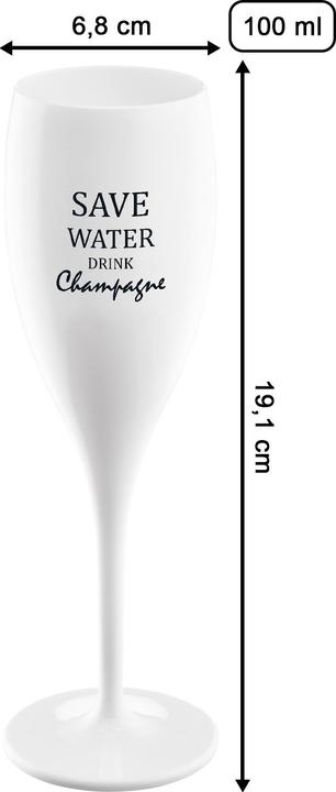 Produktbild Koziol Sektglas (10 cl, 1 Gläser, Sektgläser)