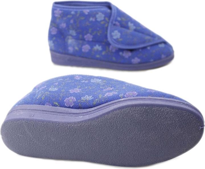 Immagine prodotto Comfylux Andrea Pantofole con velcro modello floreale (36)