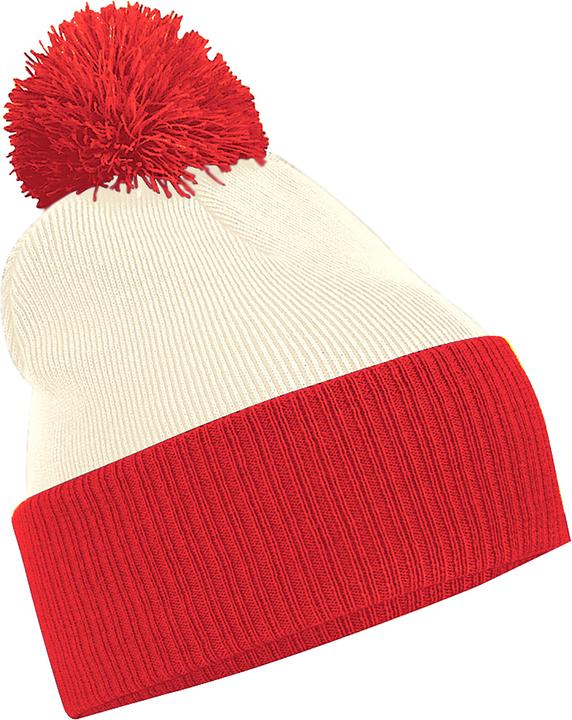 Beechfield Mütze Snowstar 2 farbig (One Size)