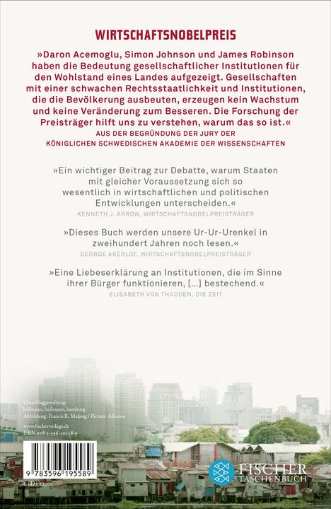 Produktbild Warum Nationen scheitern (Deutsch, James A. Robinson, 2014)