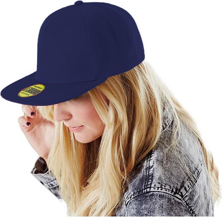 Actual product image Beechfield Baseball cap with flat peak (pack of 2) (One size)