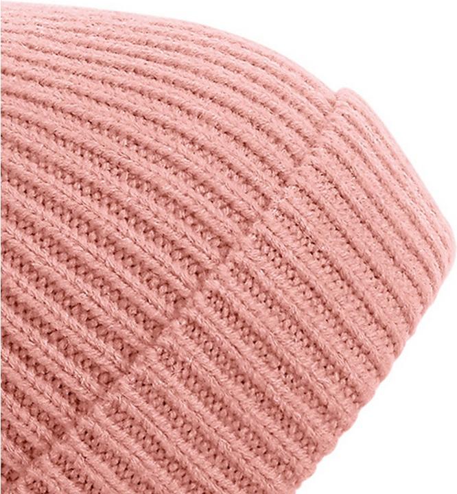 Actual product image Beechfield Engineered rib knitted bobble hat (One size)
