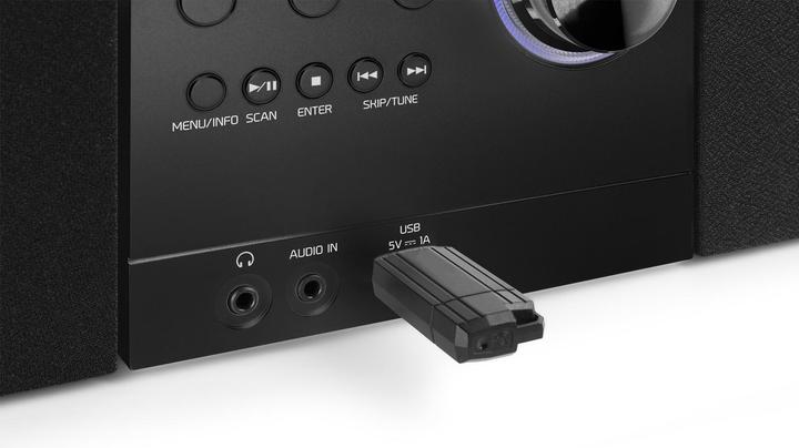 Image du produit Audizio Micro-chaîne Hi-Fi Metz (Bluetooth, Lecteur de CD, 2x 15 W)