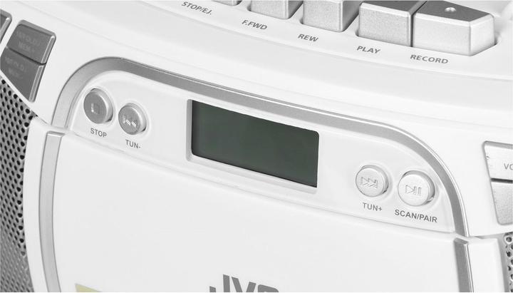 Immagine prodotto JVC RC-E451W Lettore CD Lettore CD portatile Bianco (VHF, Bluetooth)