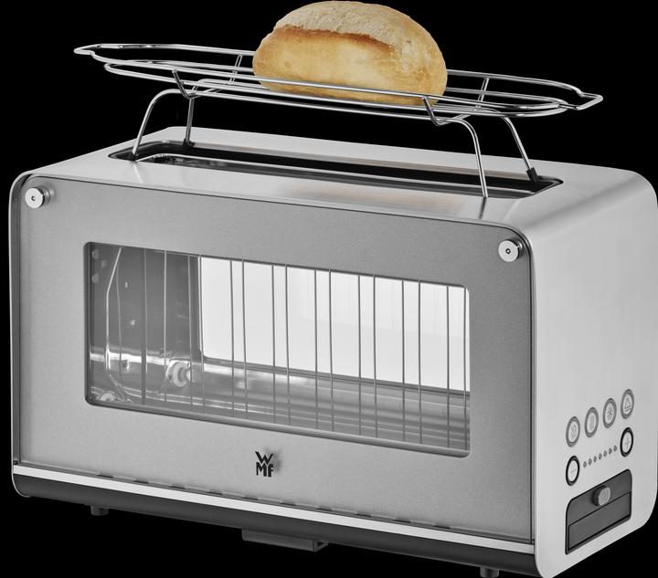 Produktbild WMF Lono Glas-Toaster mit Brötchenaufsatz