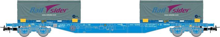 Produktbild Electrotren RENFE Containertragwagen MMC3 mit 2x 20' coil Cont (Spur H0)