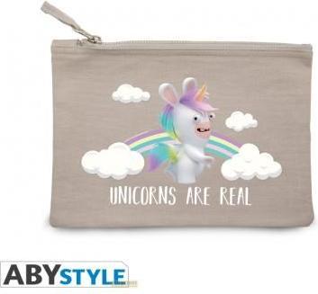 ABYstyle LAPINS CRETINS - Cosmetic Case - Lapicorne - Grey