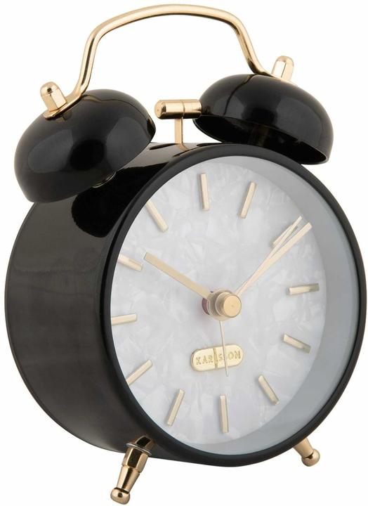 Produktbild Karlsson Klassischer Wecker Pearl Glow Black